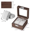 Baskiss Wooden Watch Case Watch Storage Box Collection Case Watch