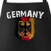 MoonWorks BBQ Apron for Men World Cup Germany Flag Cotton