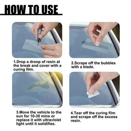 Car Windshield Crack Repair Kit – Advanced Glass Repair Tool for Chips, Cracks & Windshield Maintenance