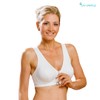 Bra with Zip White Size 90 °C/D
