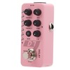 Digital Delay Pedal Metal Pink Guitar Looper Effect Pedals with