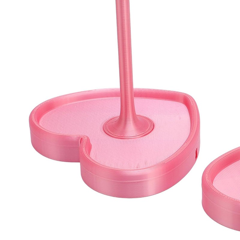 Heart Shape Yarn Holder Spinner Prevent Tangling Pink Yarn Stand