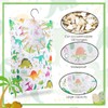 2 soportes para pinzas de ropa de dinosaurios, 15 x