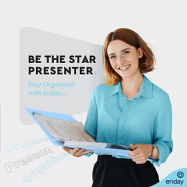 Enday 1 Inch Binder - 1 Inch 3 Ring Binder, Round Ring Pastel with Clear View Cover for Letter Size 8.5 x 11'' Paper & 2 Inside Pockets, for School Supplies, Office, & Home - 4 Pack