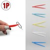 [Out_62] Plastic Nail Art Tweezers / [아우트_62]플라스틱 네일아트집게 핀셋