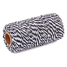YZSFIRM 656 Feet Christmas Packing Twine Blue and White Cotton String,Bakers Twine Packing Cord for Gift Wrapping and DIY Crafts