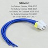 Manual Heater AC HVAC Control Connector Plug Pigtail Wiring Harness