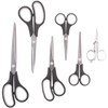 General Office 12 Piece Titanium Coated Stainless Steel Scissors Set