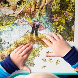 Zikdai Jigsaw Puzzles for Adults - 1000 Piece Puzzles for Adults Challenging Puzzle - Families Pieces Fit Togather Perfect, Finished Puzzle Size is 27.55 x 19.68