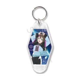 SYNC INNOVATION Love Live! Rainbow Gakuen School Idol Club NEXT SKY [Shizuku Sakurazaka] Motel Key Chain C H 3.5 x W 1.7 x D 0.2 inches (88 x 44 x 4 mm), Polycarbonate SYNC-NNSML-C