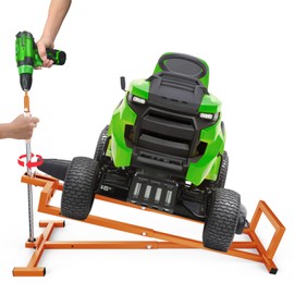 Lawn Mower Lift Jack, Lifting Platform 992 Lbs Capacity for Garden Tractors and Lawn Mowers with Rotating Sleeve & Manual and Power Tool Handles