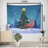 Rose Christmas Pastry Wall Hanging Decor Decor Decor Reindeer &