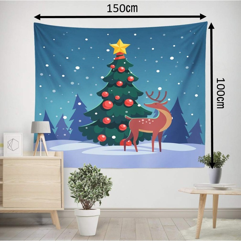 Rose Christmas Pastry Wall Hanging Decor Decor Decor Reindeer &