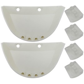 XSPANDER New 4pcs AXV414P / AXV014P Pod Shoes & AXV604WHP Wings (Left + Right) Fit for Hayward Navigator and Pool Vac Cleaners, Replaces # AXV414604WHP