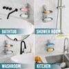 TAILI Double Layer Soap Dish Holder Suction Cup, Strong Sponge