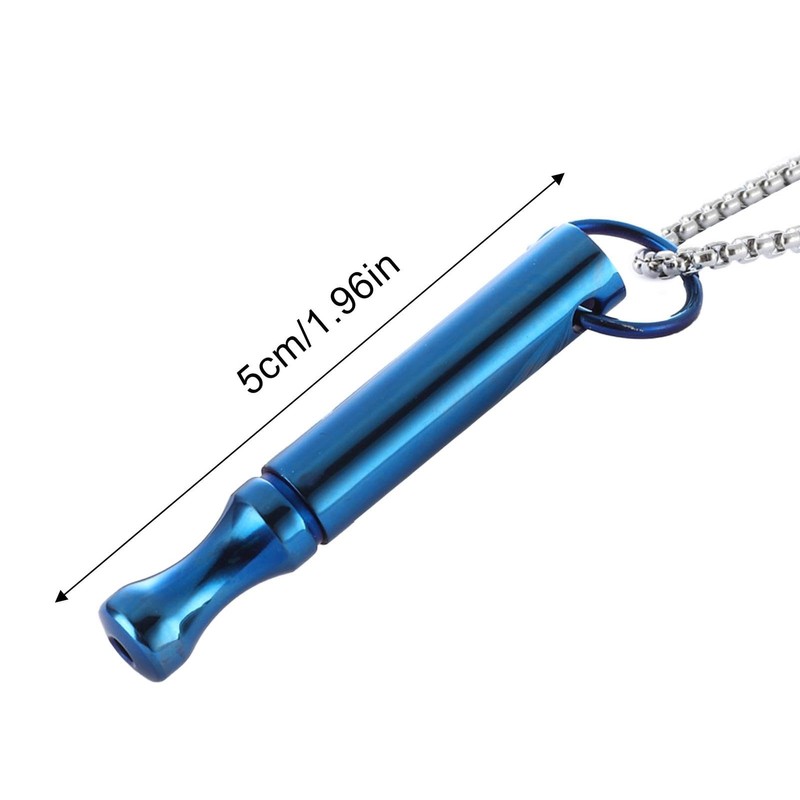 Meditation Whistle Necklace - Breathing Trainer Stress Relief Support Jewelry