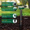 8 Pack Mole Repellent for Lawns Solar Powered Groundhog Spikes,