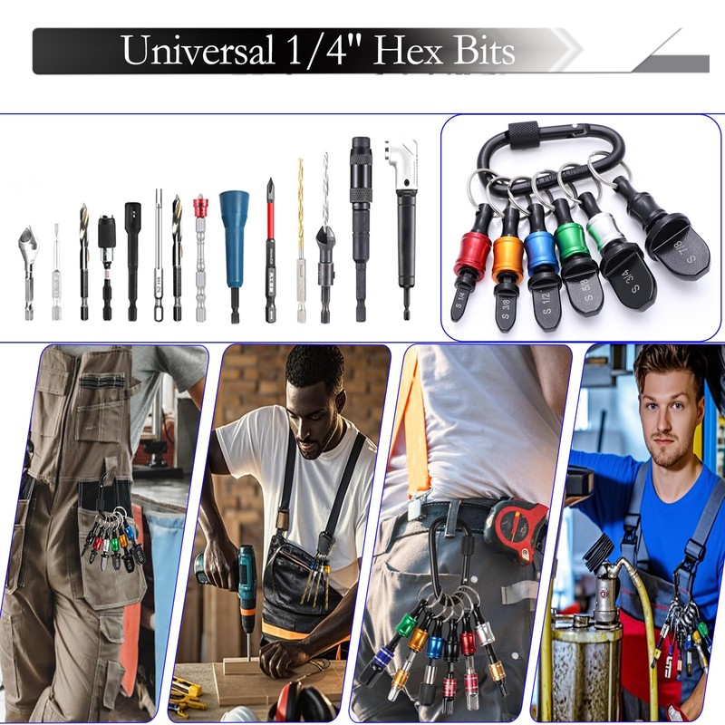 13 Pcs Swaging Tool HVAC Repairing Set with Bit Holder,