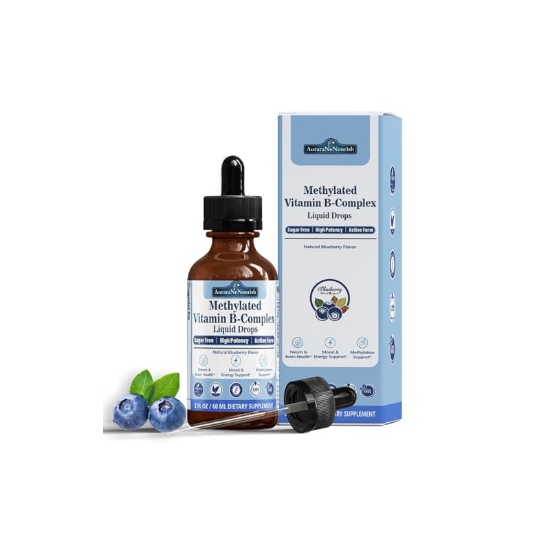 AuraraNeNourish Methylated Vitamin B-ComplexLiquid Drops