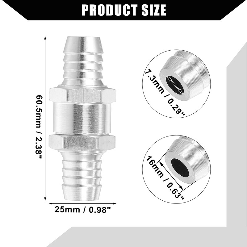 Hihaha Fuel Line Check Valve/Internal One Way Check Valve for