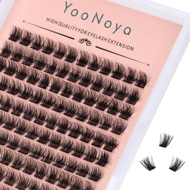 YOONOYA Eyelashes 10 mm, Show Your DIY Skills with 144 Pieces Natural False Eyelashes - Luxury Mink Eyelashes