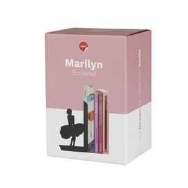balvi - Marilyn Black Metal Bookend Original Design