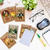 Eaasty 32 Pack Camp Adventure Theme Notepads Mini Spiral Notebook
