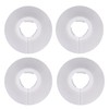4Pcs Radiator Pipe Covers White Plastic Plastic Pipe Covers Sleeve