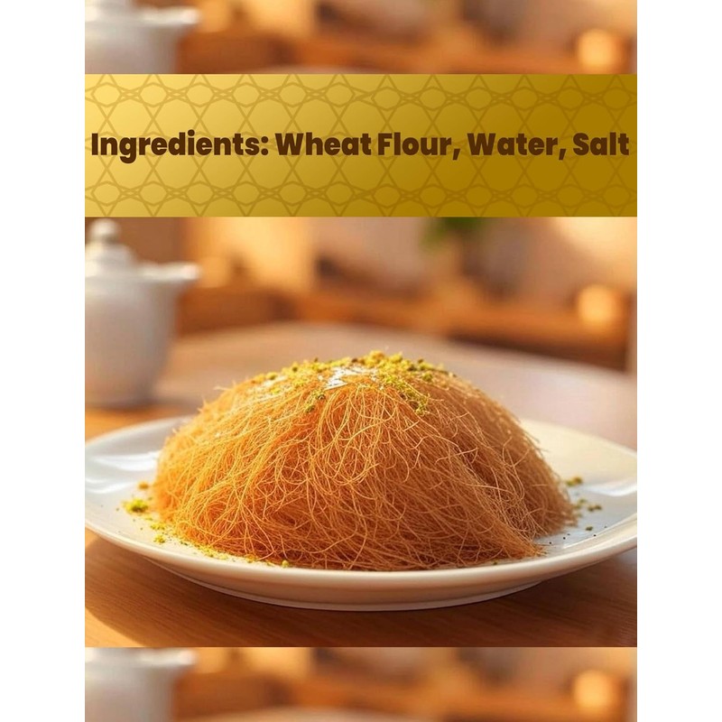 Sarah's Candy Factory Dried and Shredded Kadayif Kataifi Fillo Dough