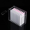 LIXIMMAZN Acrylic Transparent Eyelash Storage Box, 8 Layers False Eyelashes