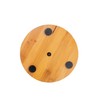 TIEYIPIN Paper Towel Holder, Countertop Roll Stand with Anti-Skid Wooden