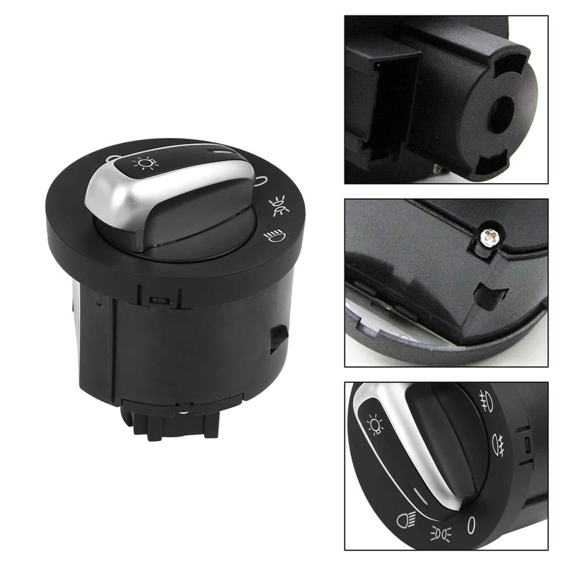 COZERI Light Switch Compatible 5ND941431B with for VW Golf V