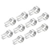 sourcing map 10Pcs Split Ring Hanger Pipe Strap Fit 1"(25mm)