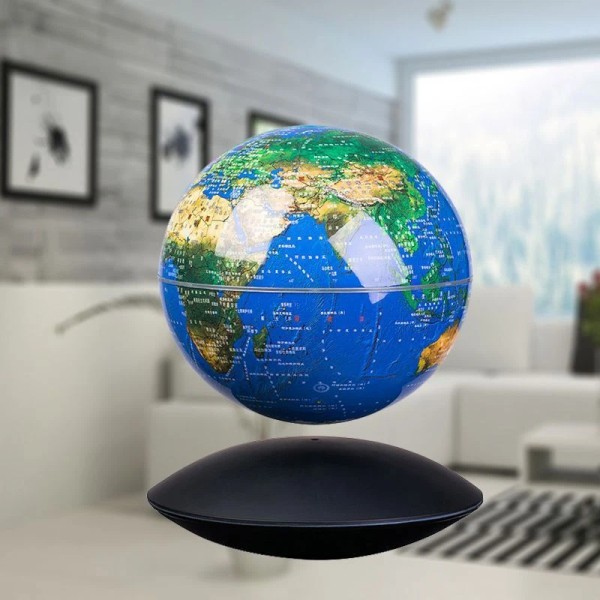 Unbranded Magnetic Levitation Floating Globe Light LED World Map Rotating