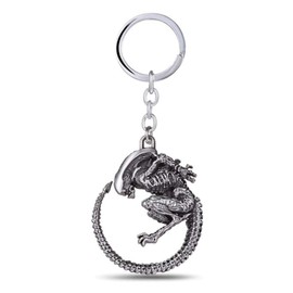 ArtkticaSupply Alien Movie Inspired - Alien Key-chain (Silver Color), Silver, Medium