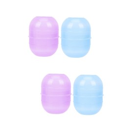 FRCOLOR 2sets Hair Coloring Shaking Cup Red Hair Dye Tool Shaker Lid for Hairdressing 2pcs*2 Random Color