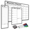 TMS Weekly Planner Set #2 - Magnetic Dry Erase Whiteboard