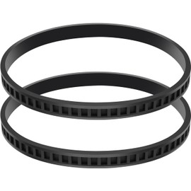 Replacement Rubber Belt Compatible with Milwau kee Band Saw 2729-20 6238 6232 Portable Band Saw Parts, Bandsaw Drive Belt Kit for Deep Cut & Compact Band Saws - 2 Pack