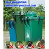 4 Pcs Trash Can Locks for Anti Animals, Universal Garbage
