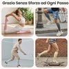 6 Paia Calze Compressione Graduata Donna, Calza Elastiche Traspiranti Gambaletti