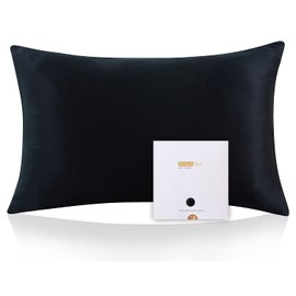 ZIMASILK 100% Mulberry Silk Pillowcase for Hair and Skin Health, Soft & Smooth, Both Sides Premium Grade 6A Silk, 600 Thread Count, with Hidden Zipper, 1pc (Standard 50x75 cm, Lavender)