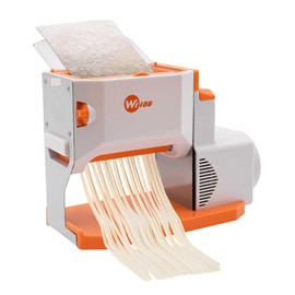 Electric Pasta Maker Machine 4 Thickness Adjustable Multifunctional Noodle Maker Machine Portable Pasta Cutter Machine 2mm 4mm 9mm Noodle ABS Cutter Head for Home Use, Electric/Manual Switching