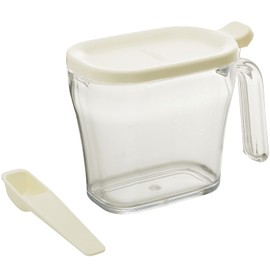 Squirrel Condiment Container (Sugar, Salt) Cookpot, Slim, White, 15.3 fl oz (440 ml), Liberalista, Made in Japan
