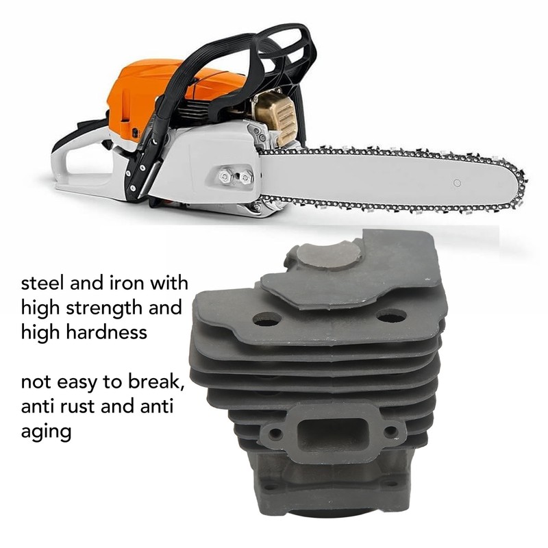 Chainsaw Coated Piston Cylinder Kit 11140‑020‑1205 47mm Bore Replacement for