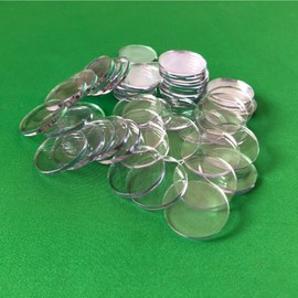 Yuanhe Clear Acrylic Poker Chip Spacers (50pcs per lot) ¡­
