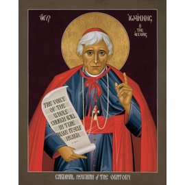 Trinity Stores Religious Art Giclee Print - 8x10 St. John Henry Newman by Br. Robert Lentz, OFM