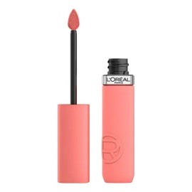 LOréal Paris Infallible Le Matte Resistance Labial Líquido Mate de Larga Duración Hasta por 16h con Ácido Hialurónico, Tono 600 First Kiss            