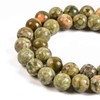 Nancybeads Gemstone Round Spacer Loose Beads 1 Strand 15.5" (Rhyosite