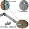 Arlai 4" Stainless Steel Latch Lock Padlock hasp Set, with