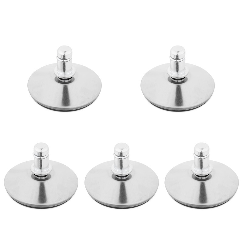 kwmobile Replacement Office Chair Gliders (Set of 5) - 11mm